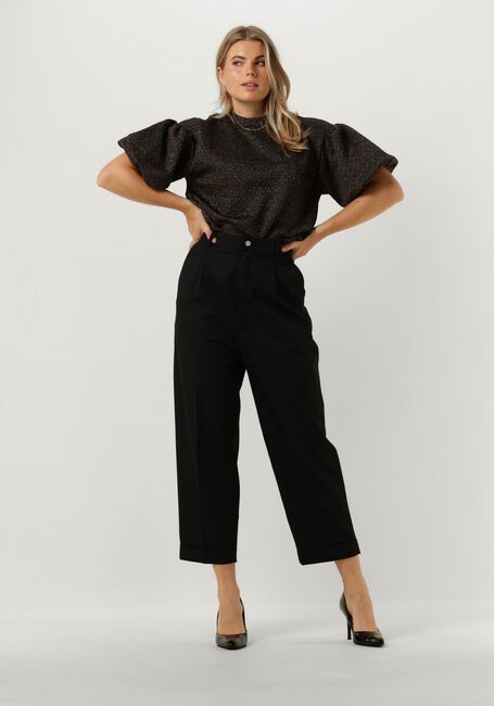 Zwarte SELECTED WOMEN Top SLFAGNETHE 2/4 O-NECK JAQUARD TOP Zwarte SELECTED WOMEN Top SLFAGNETHE 2/4 O-NECK JAQUARD TOP - large