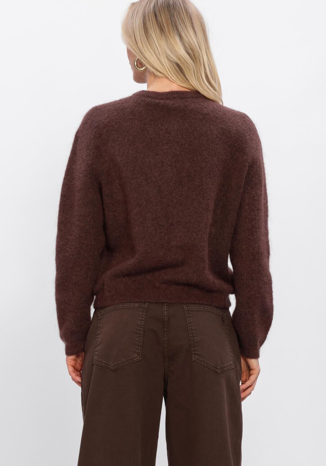 Bruine STUDIO ANNELOES Trui Bibi cardigan - large