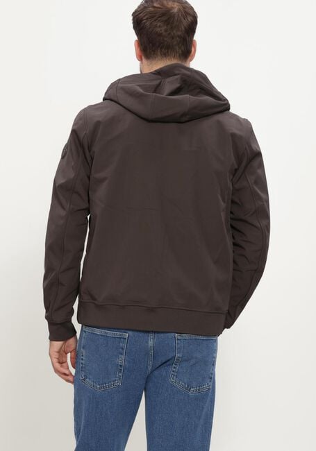 Bruine AIRFORCE Gewatteerde jas HOODED COVE JACKET - large