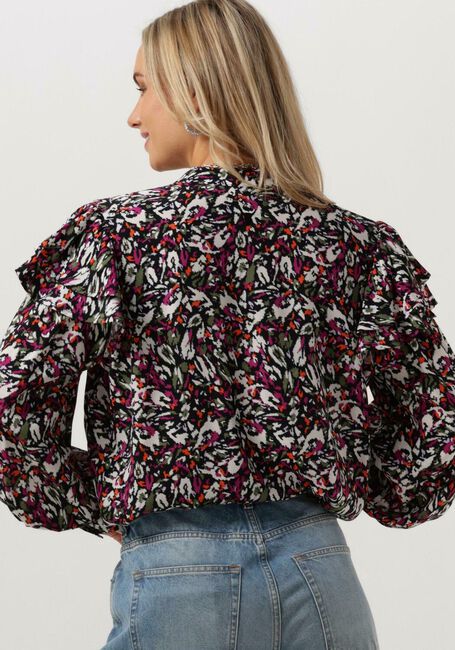 ALIX THE LABEL LADIES WOVEN BLURRY FLOWER BLOUSE Blouses en multicolore - large