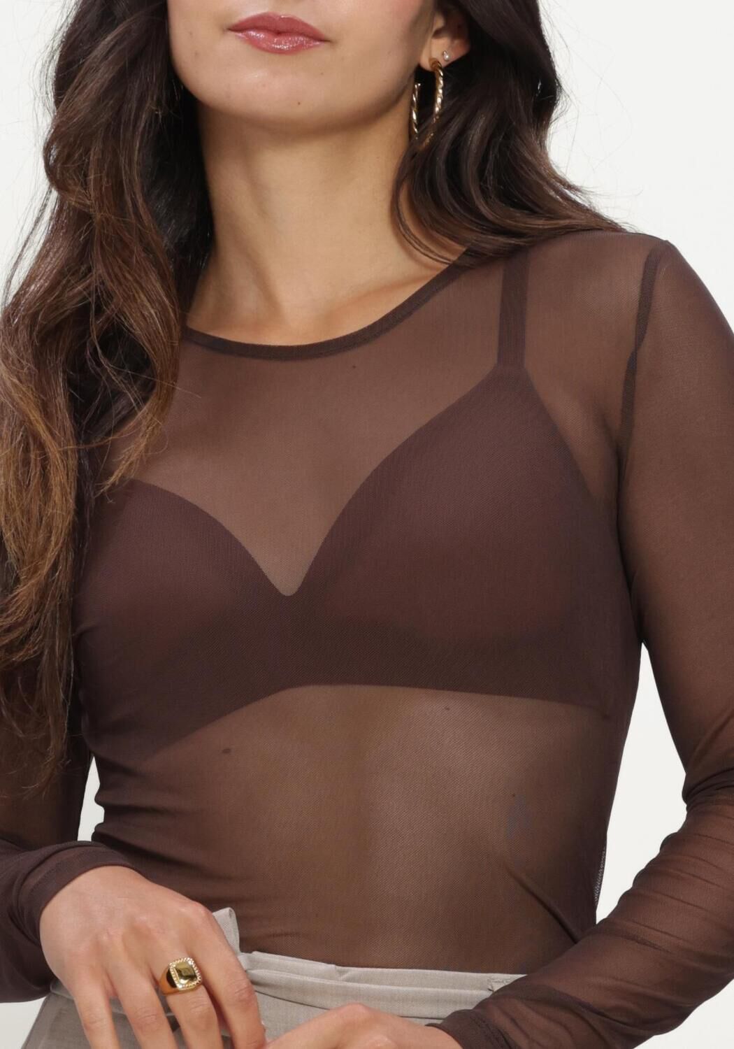 MSCH COPENHAGEN Haut MSCHJANIE ILLENORA TOP en marron - large