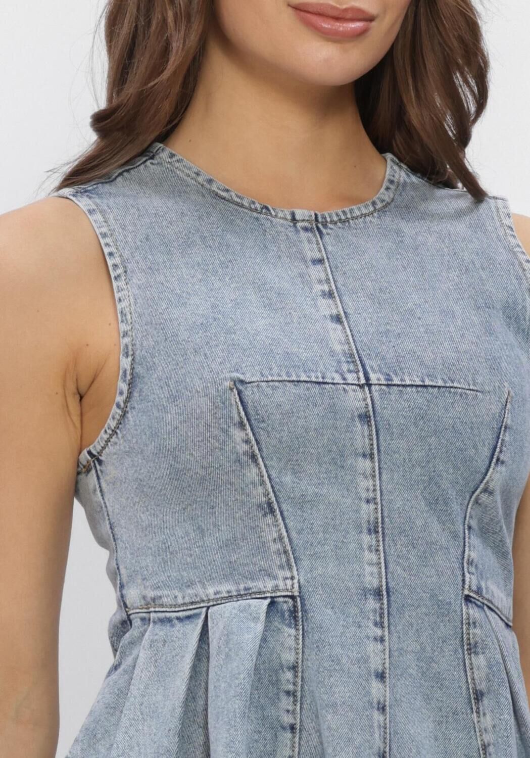 CO'COUTURE PANCYCC DENIM TOP Hauts & T-shirts en bleu - large