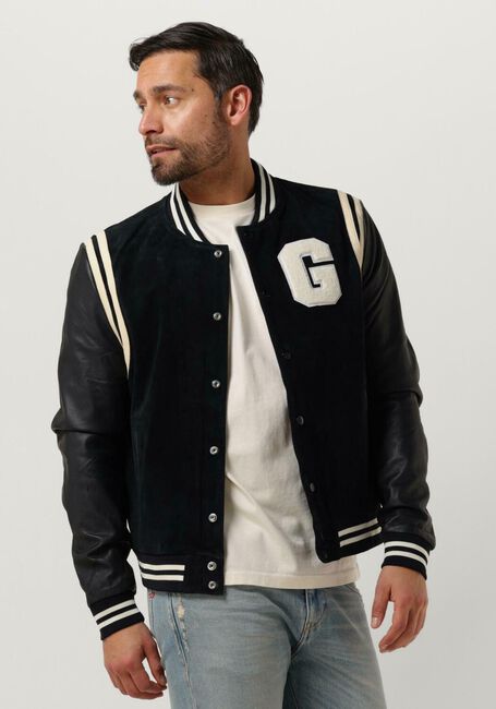 GOOSECRAFT Jack GC MELROSE BOMBER Bleu foncé - large