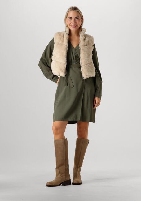 ANOTHER LABEL Veste sans manches ELLIS en beige - large