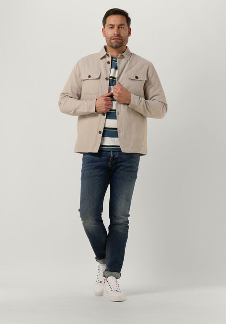 ANERKJENDT T-shirt AKKIKKI S/S STRIPE FROTTE en bleu - large