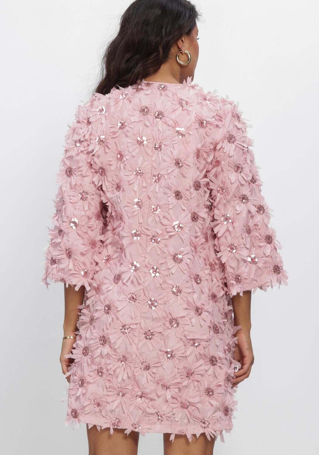 Y.A.S. YASABELONE 3/4 DRESS Robes en rose - large