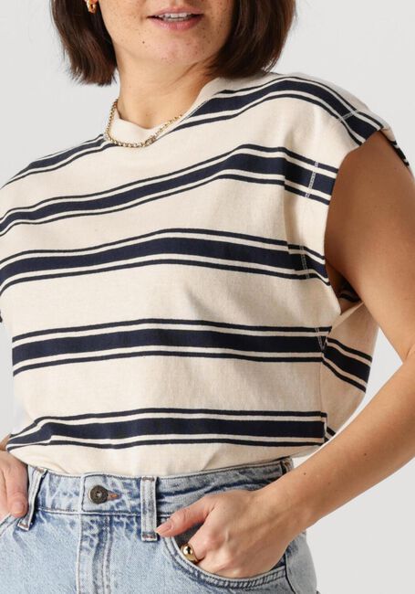 BY-BAR T-shirt MASON STRIPE TOP en bleu - large