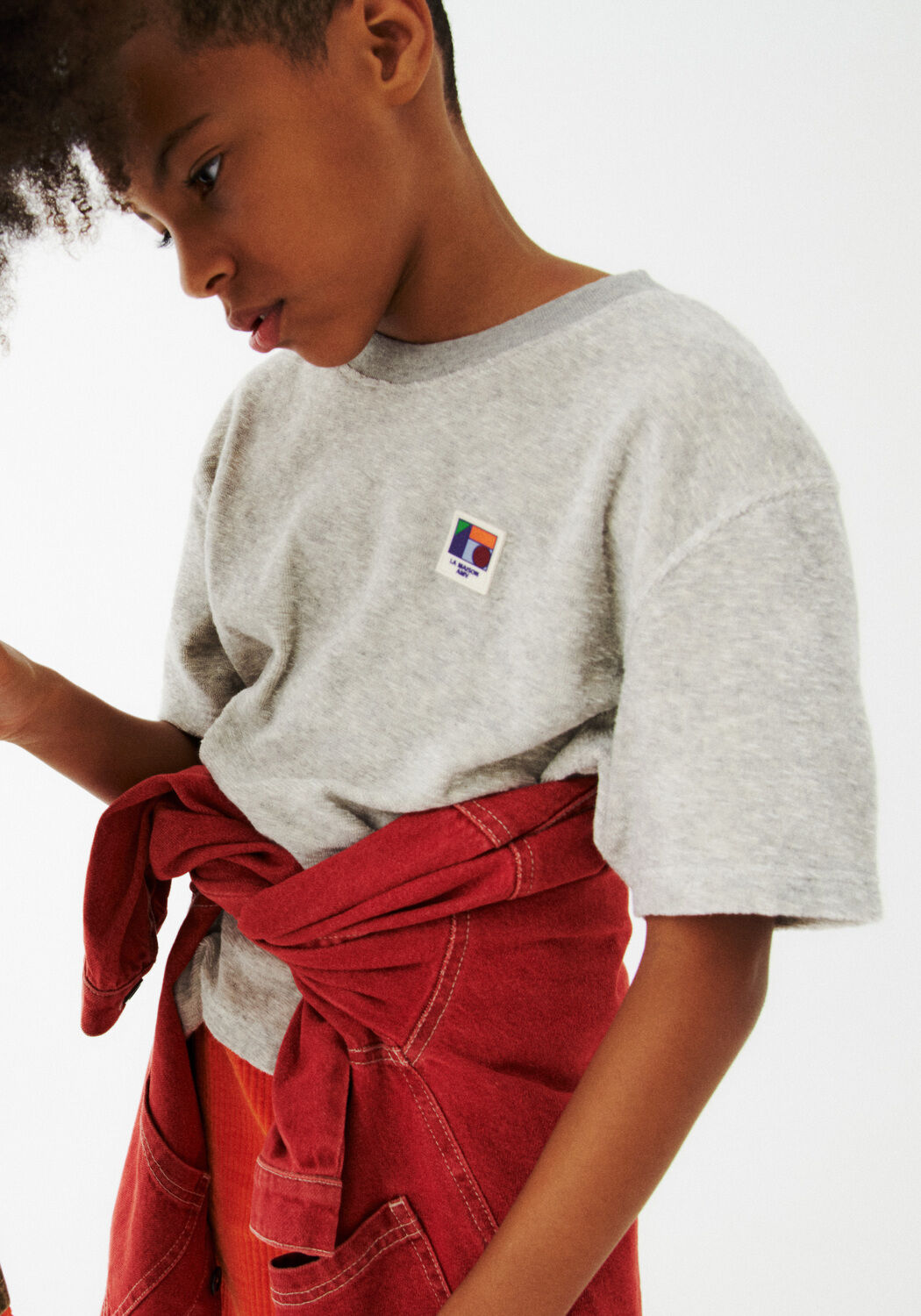 AMERICAN VINTAGE T-shirt GAMIPY en gris - large