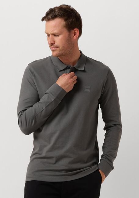 BOSS ORANGE Polo PASSERBY Gris foncé - large