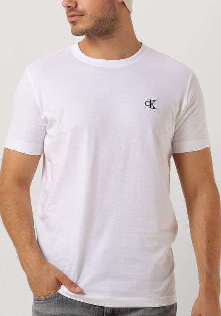 CALVIN KLEIN T-shirt CK ESSENTIAL SLIM TE en blanc - large