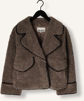 Taupe OBJECT Teddy jas OBJSHIREN JACKET Taupe OBJECT Teddy jas OBJSHIREN JACKET - medium