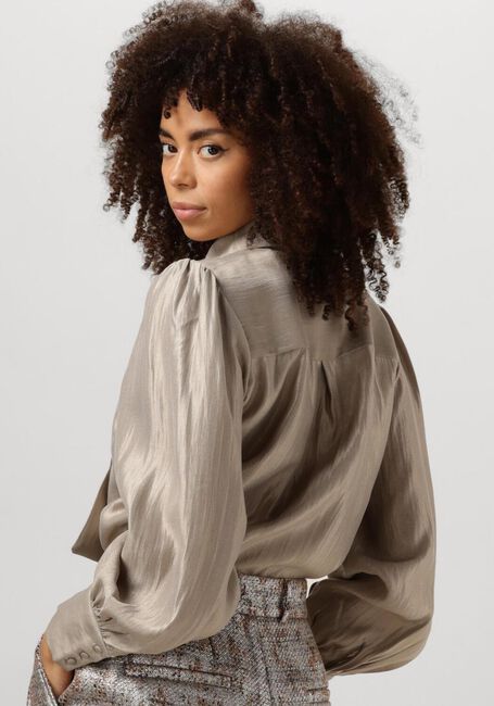 AAIKO VERONNE TIE SHIMM RAY 517 Blouses Sable - large