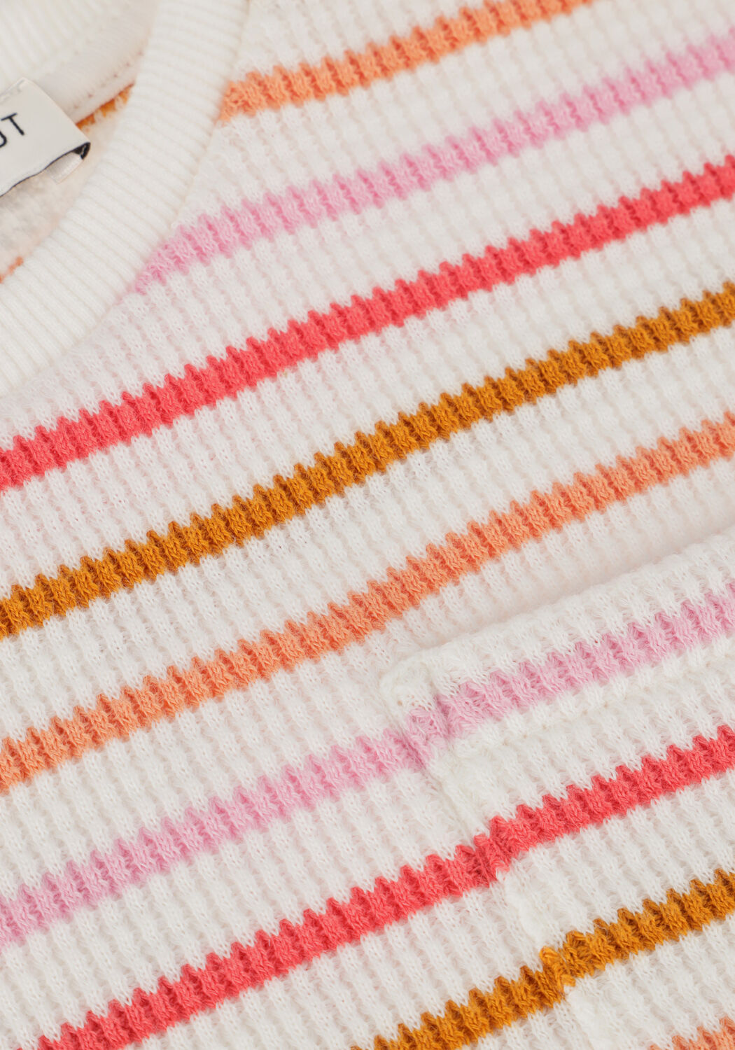 Gebroken wit Sproet & Sprout T-shirt T-SHIRT WAFFLE STRIPES - large