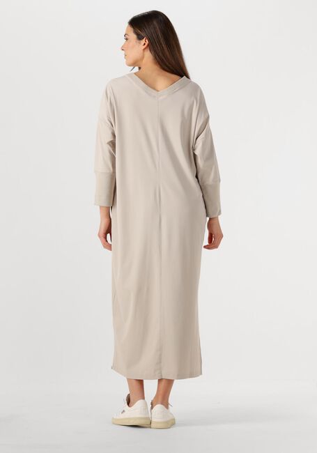 PENN & INK Robe midi DRESS V en beige - large