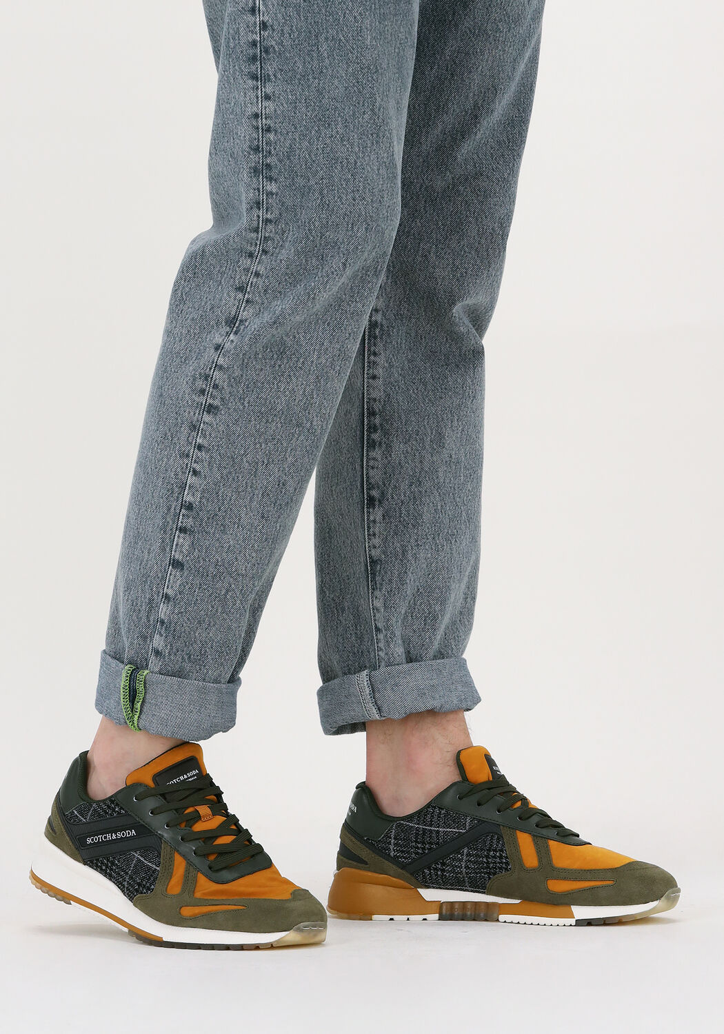 Groene SCOTCH & SODA Sneakers VIVEX LOW - large