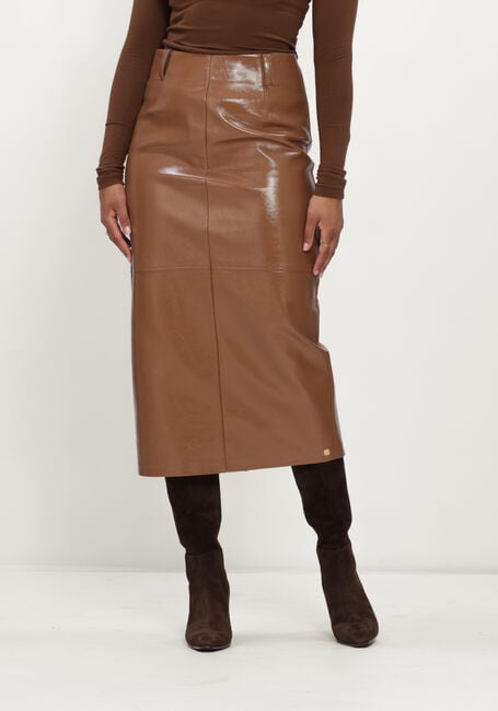 JOSH V Jupe midi XER SKIRT en marron - large