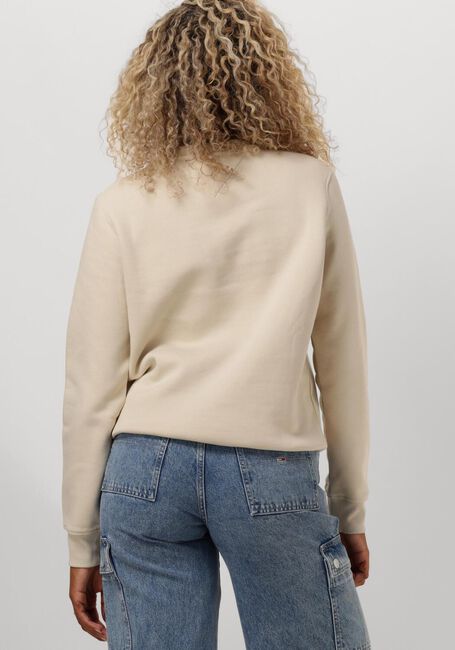 TOMMY JEANS Pull TJW REG LINEAR CREW en beige - large