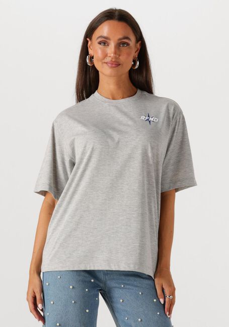 Grijze REFINED DEPARTMENT T-shirt MAGGY - large