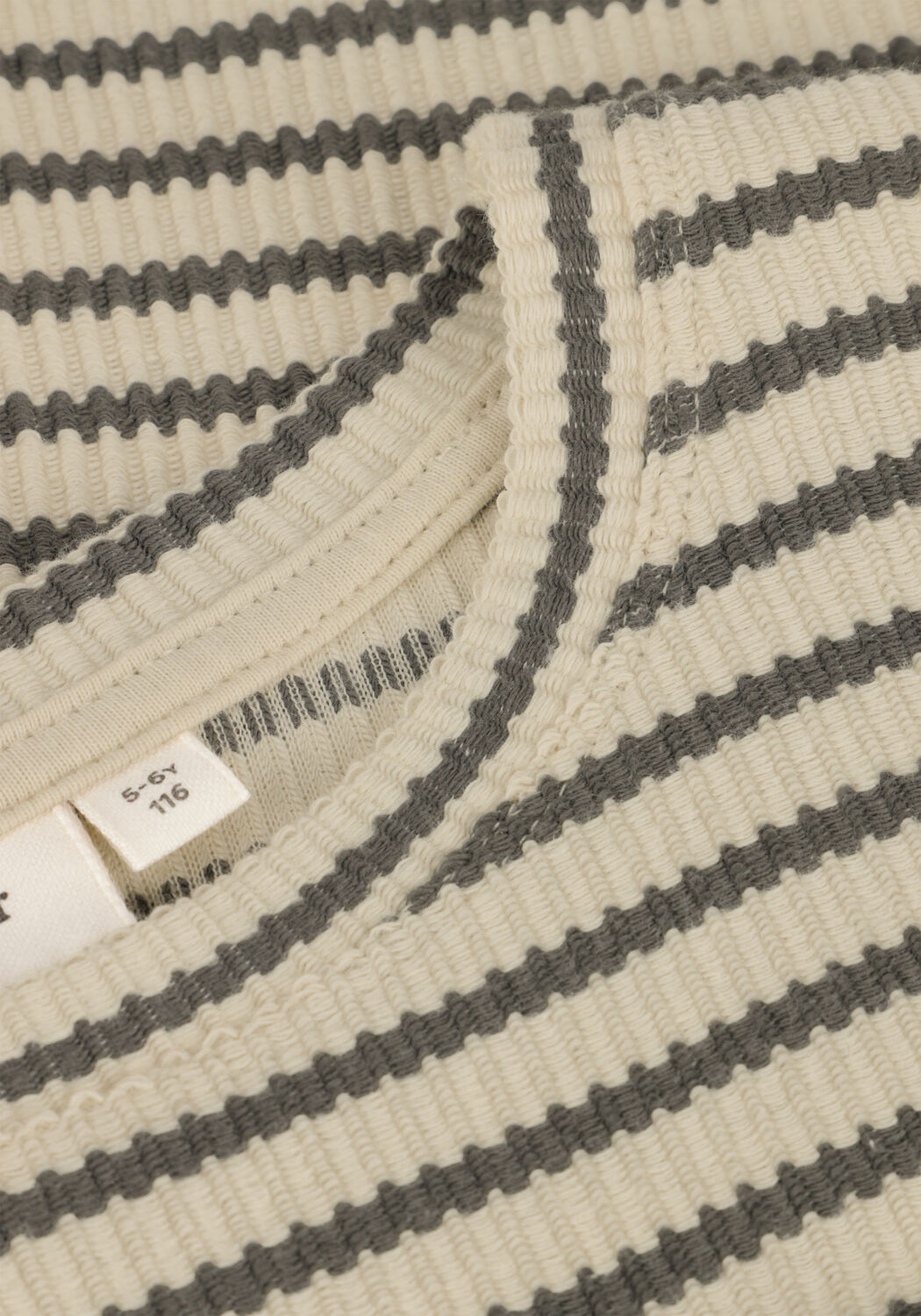 Grijze LIL' ATELIER T-shirt NMMTADEO LS RLX TOP LIL - large