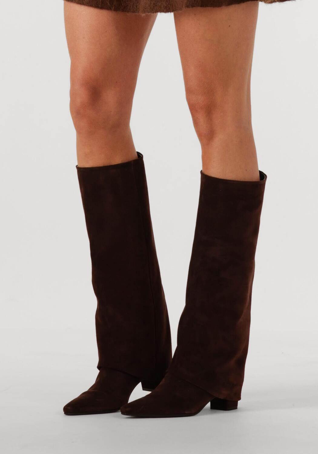 STEFANO LAURAN Bottes hautes BRENDA12 en marron - large