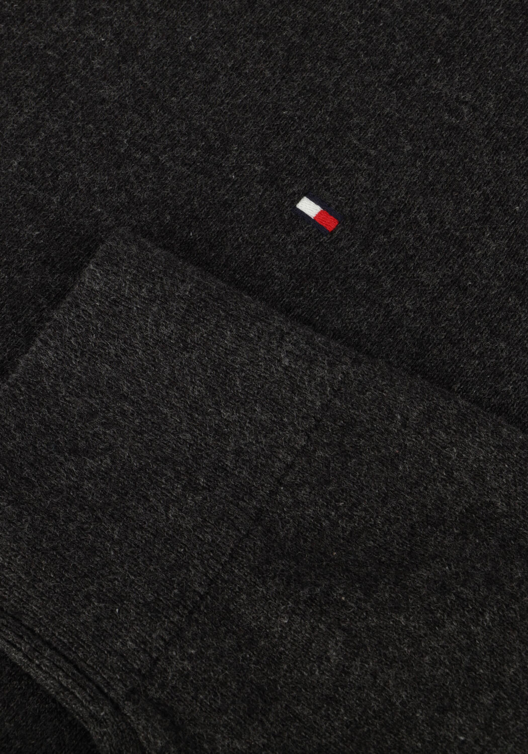 TOMMY HILFIGER Col roul&eacute; PIMA ORG CTN CASHMERE ROLL NECK Gris fonc&eacute; - large