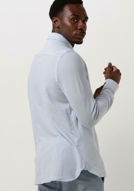 TOMMY HILFIGER Chemise classique 1985 KNIT STRIPE SF SHIRT Bleu clair - large