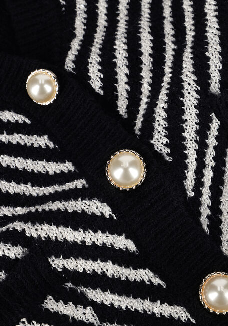 Zwarte Y.A.S. Vest YASCHARLA LS SEQUIN KNIT CARDIGAN Zwarte Y.A.S. Vest YASCHARLA LS SEQUIN KNIT CARDIGAN - large