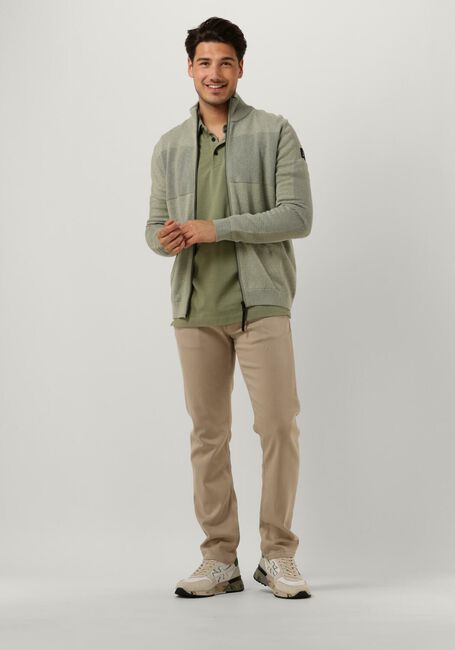 VANGUARD Polo SHORT SLEEVE POLO COTTON POLY WAFFLE STRUCTURE Olive - large