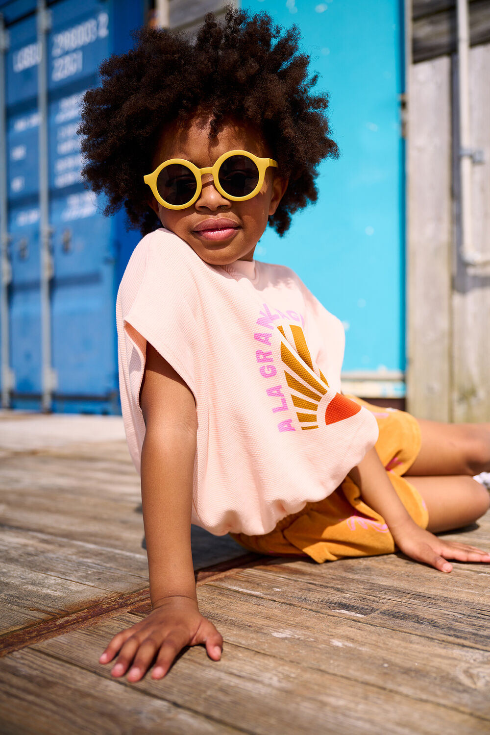 Lichtroze TUMBLE 'N DRY T-shirt VOILA - large