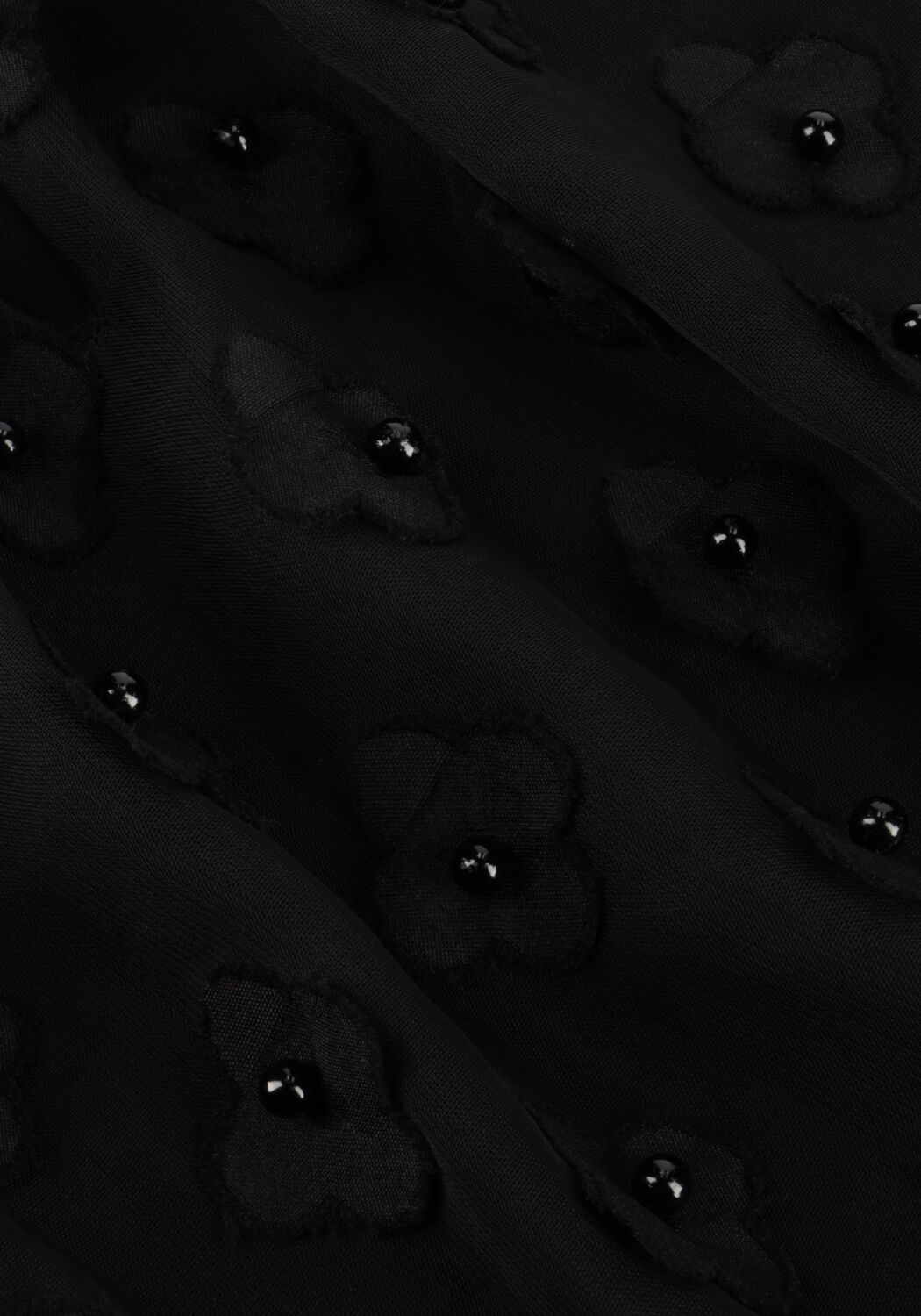 Zwarte AAIKO Top DELANY FLOWER PES 508 - large