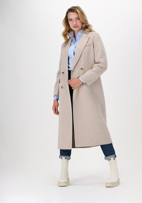 SELECTED WOMEN Manteau SLFTAMA HANDMADE WOOL COAT B S en beige - large