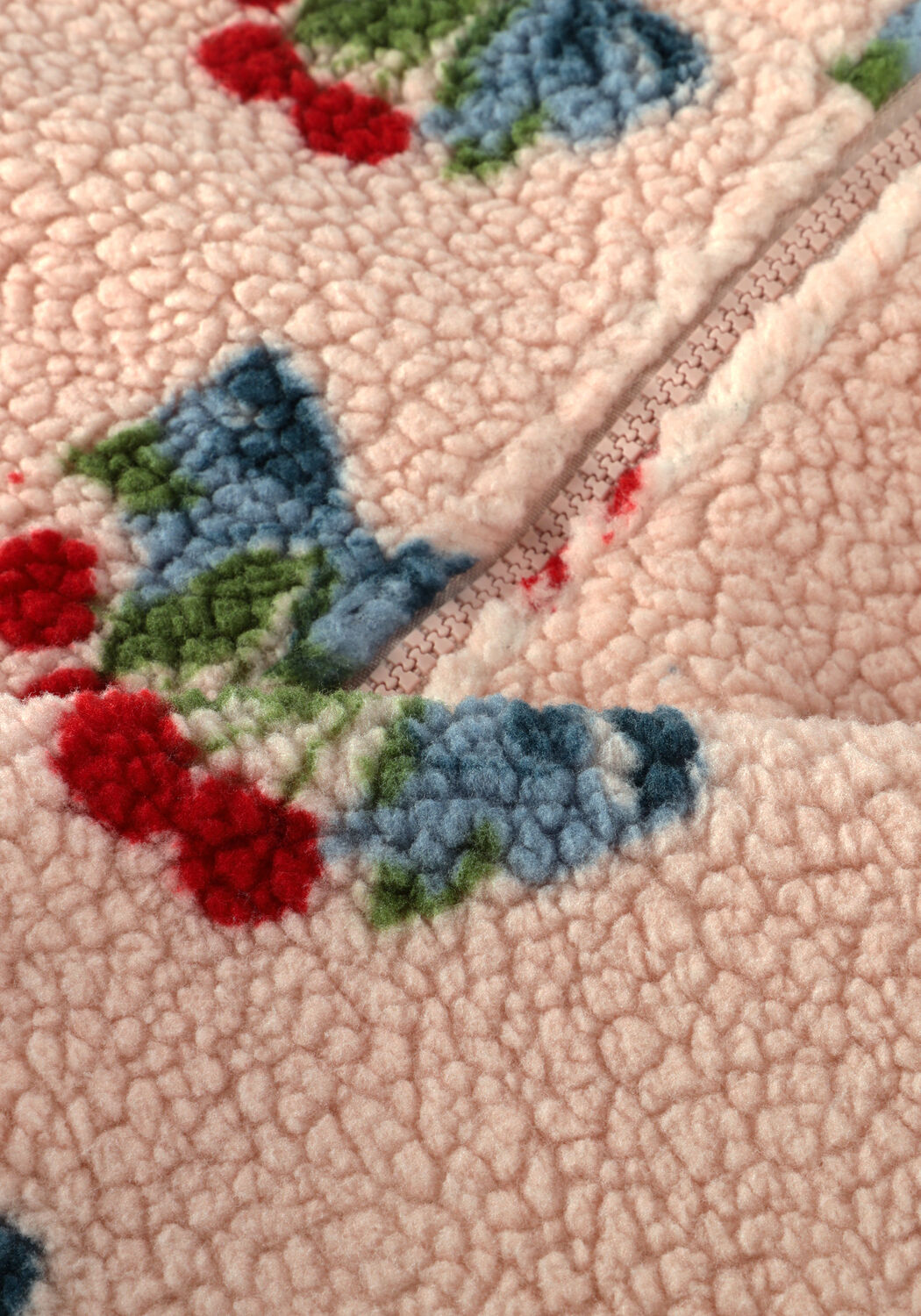 KONGES SLOJD Manteau Teddy JODY TEDDY JACKET en rose - large