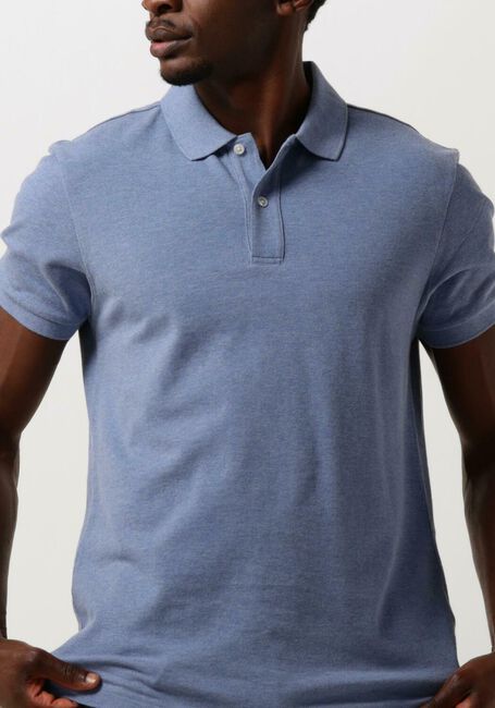 PROFUOMO Polo POLO SHORT SLEEVE en bleu - large