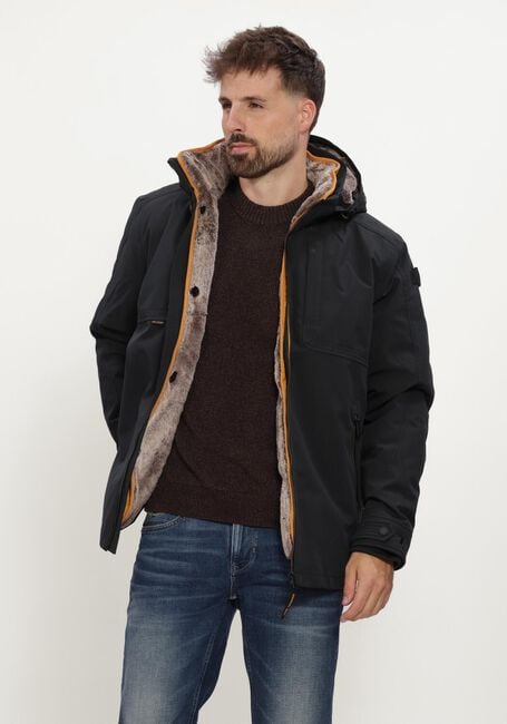 PME LEGEND Vestes d'hiver SEMI LONG JACKET SNOWPACK OTTOMAN en noir - large