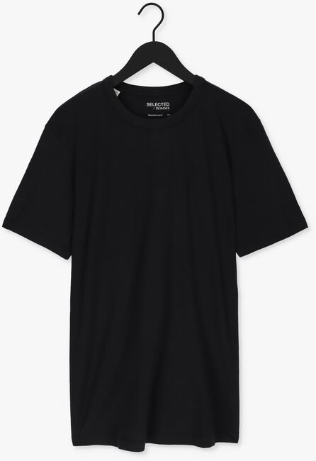 SELECTED HOMME T-shirt SLHRELAXLONG-DAVID SS O-NECK TEE G CAMP en noir - large
