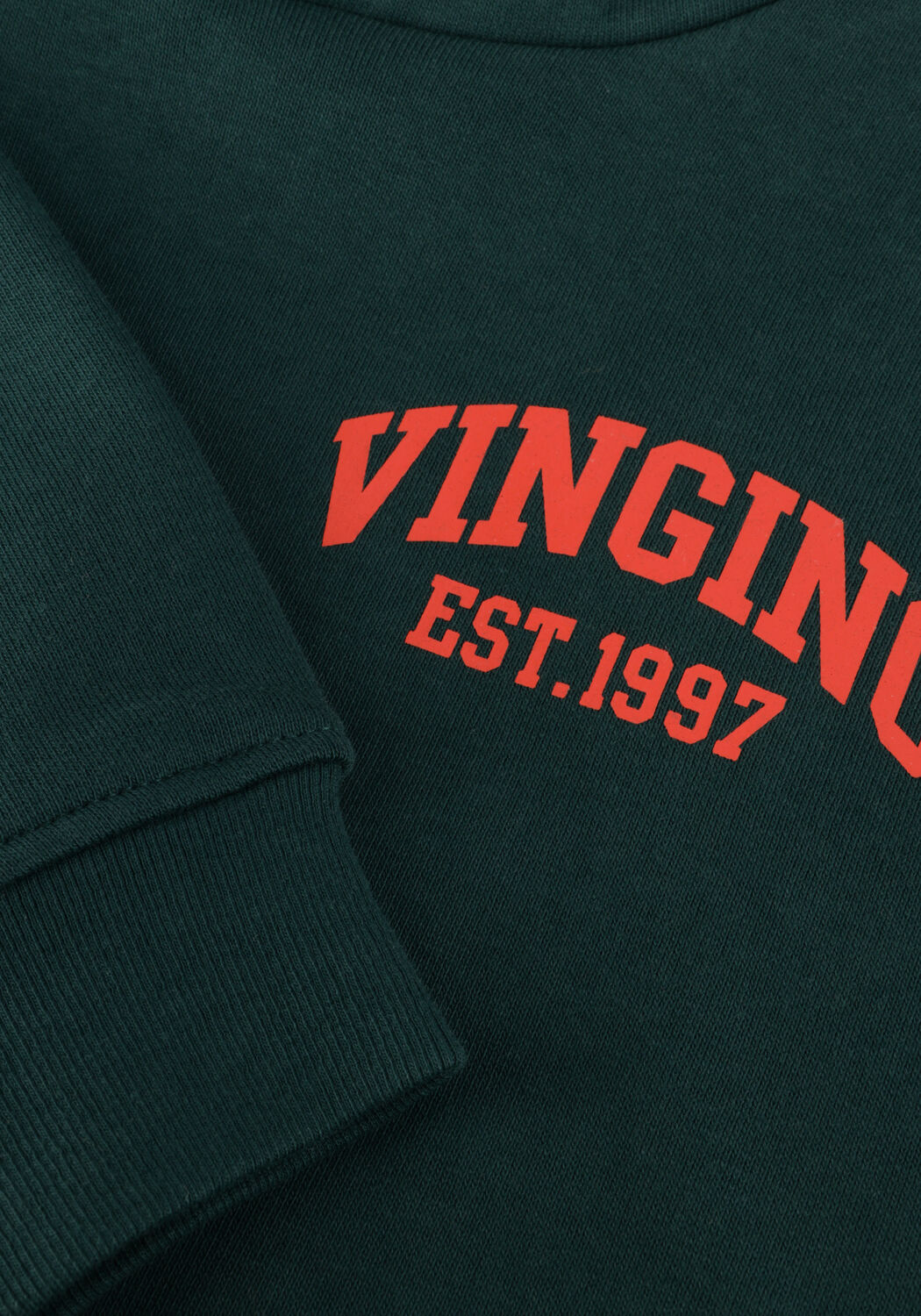 Donkergroene VINGINO Sweater ICON-HOODY - large