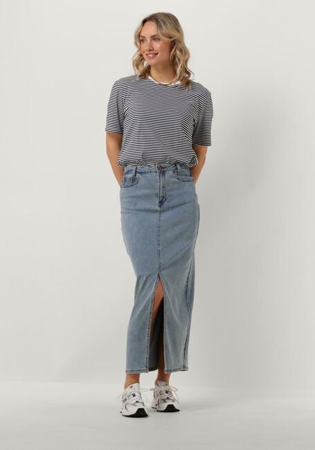 Blauwe MSCH COPENHAGEN T-shirt MSCHHADREA TEE STP Blauwe MSCH COPENHAGEN T-shirt MSCHHADREA TEE STP - large