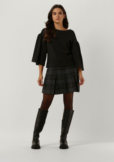 VANILIA Mini-jupe CHECK WOOL MINI en gris - large