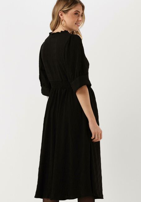 Zwarte LOLLYS LAUNDRY Midi jurk BOSTON DRESS - large