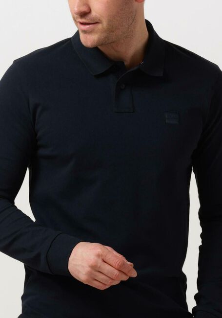 BOSS ORANGE Polo PASSERBY Bleu foncé - large