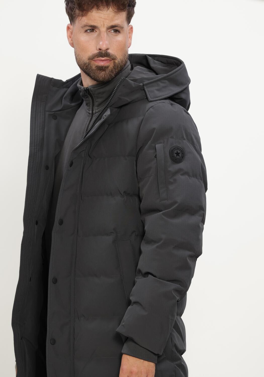 AIRFORCE Parkas CHUCK PARKA en gris - large