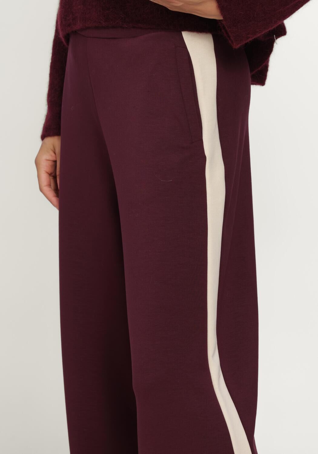 Bordeaux PENN & INK Wijde broek W26T1307 - large