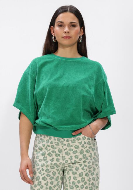 Groene BY-BAR T-shirt NUKI SLUB TOP - large