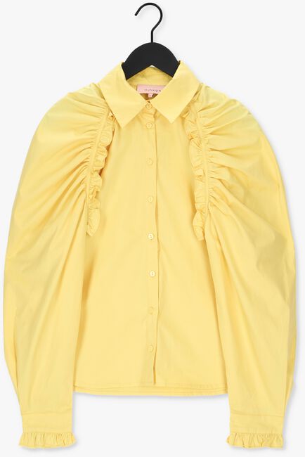 HUNKON Blouse 410 DEMI SHIRT en jaune - large