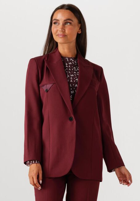 Bordeaux HAUTE L'AMITIÉ Gilet PREMIERE SINGLE BLAZER - large