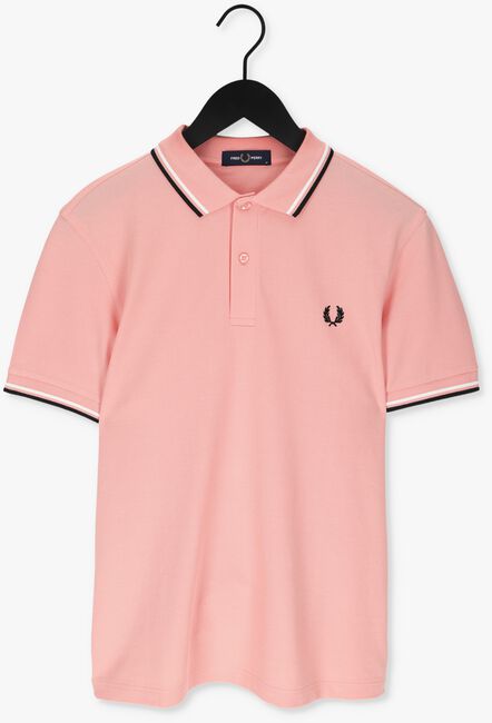 FRED PERRY Polo TWIN TIPPED FRED PERRY SHIRT en rose - large
