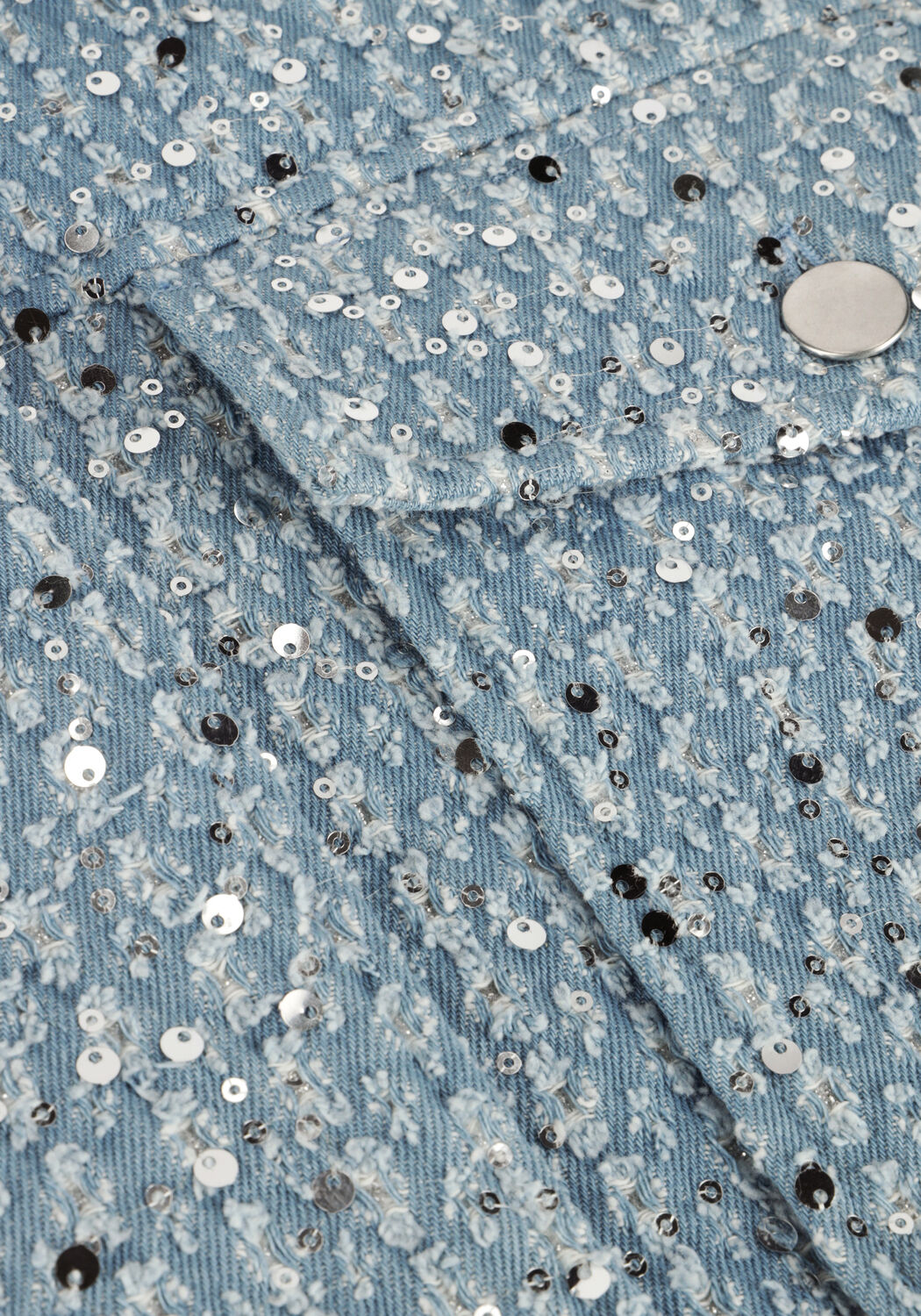 SECOND FEMALE Veste en jean LEMARA JACKET Bleu clair - large