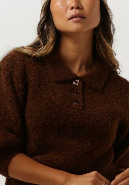 PENN & INK Haut W23B223 en marron - large