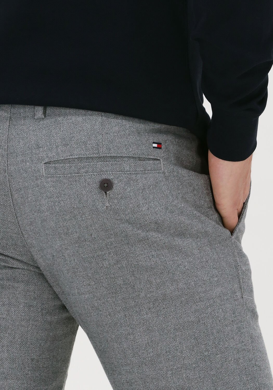 Pantalon gris tommy sale hilfiger