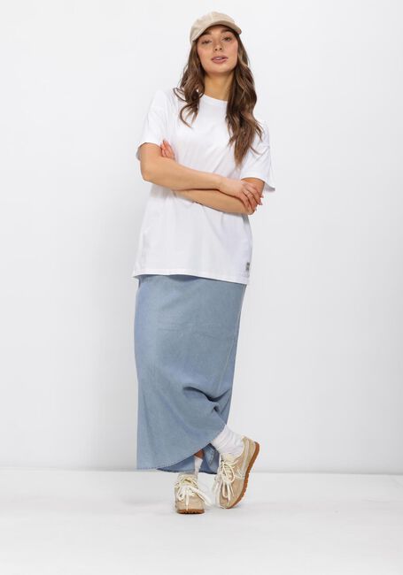 Lichtblauwe MOSCOW Maxirok 119-03-BEACH SKIRT - large